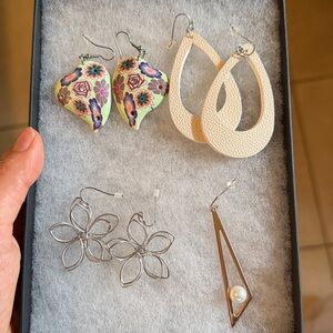 Earring Bundle Assorted Women's Yellow and Gold Earrings Set